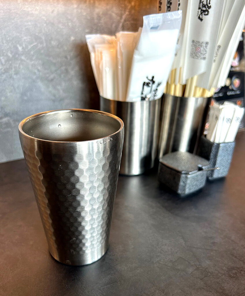 キンッと冷えたお冷