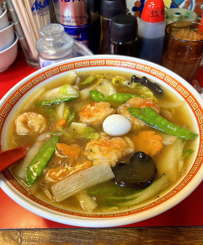 アサヒ軒名物えびうま煮そば