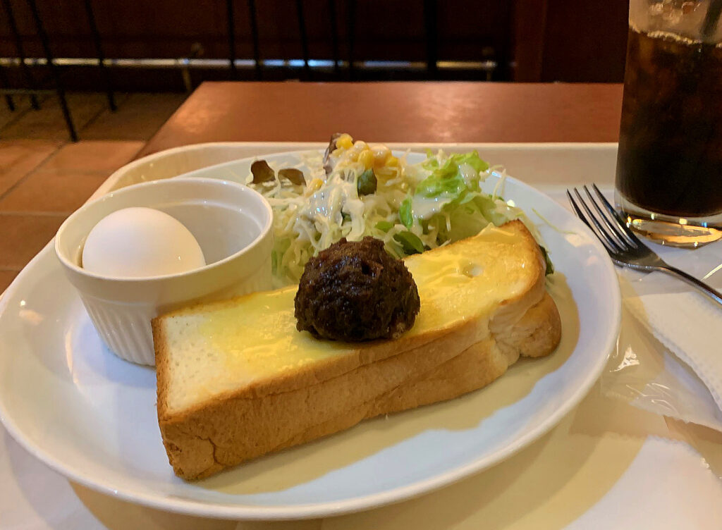 コメダ珈琲店のモーニングプレート