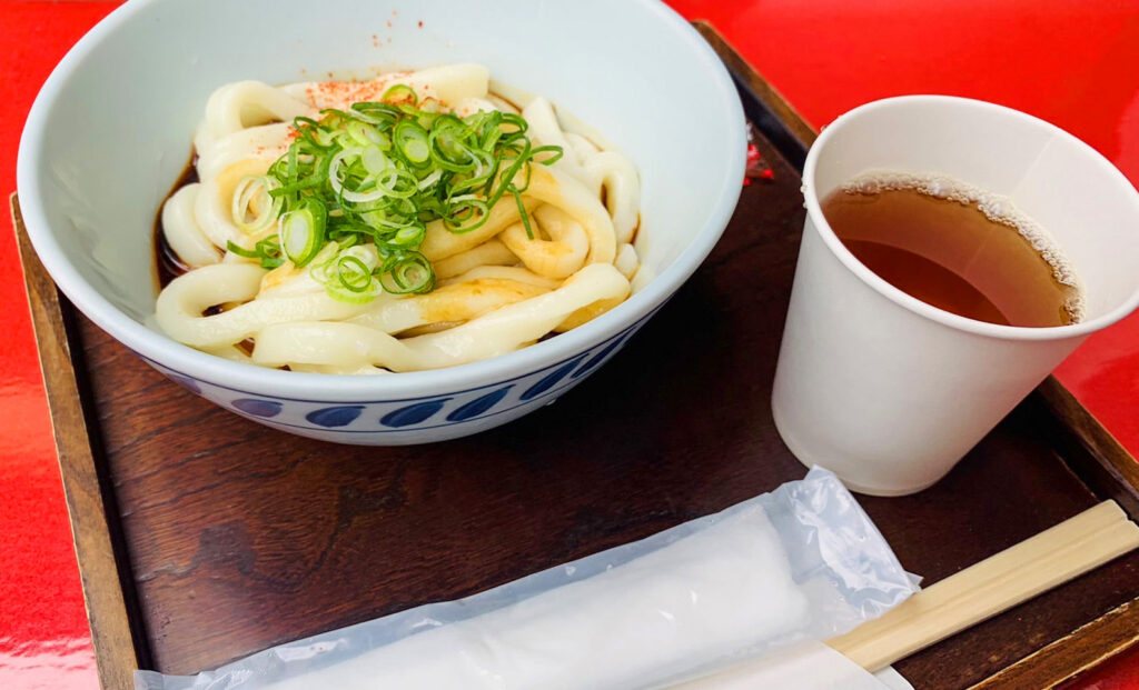 実食した伊勢うどん