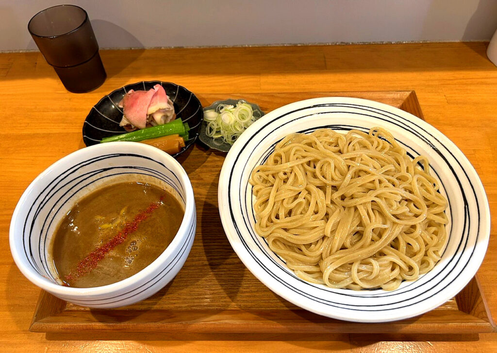 看板メニュー・特製つけそば