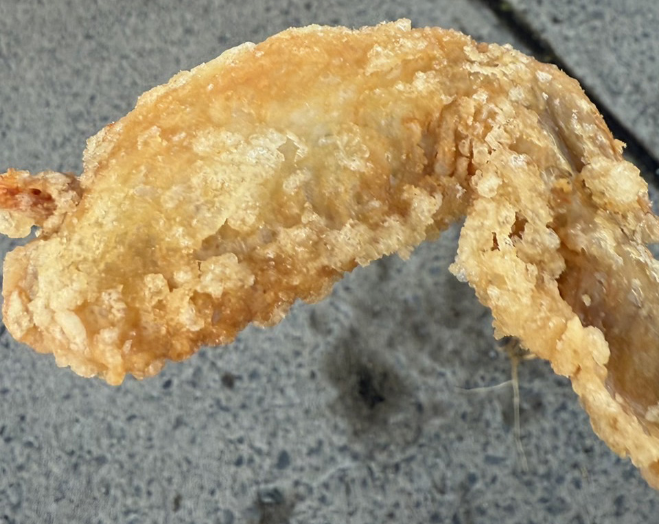 揚げたてアツアツの「しおてば」