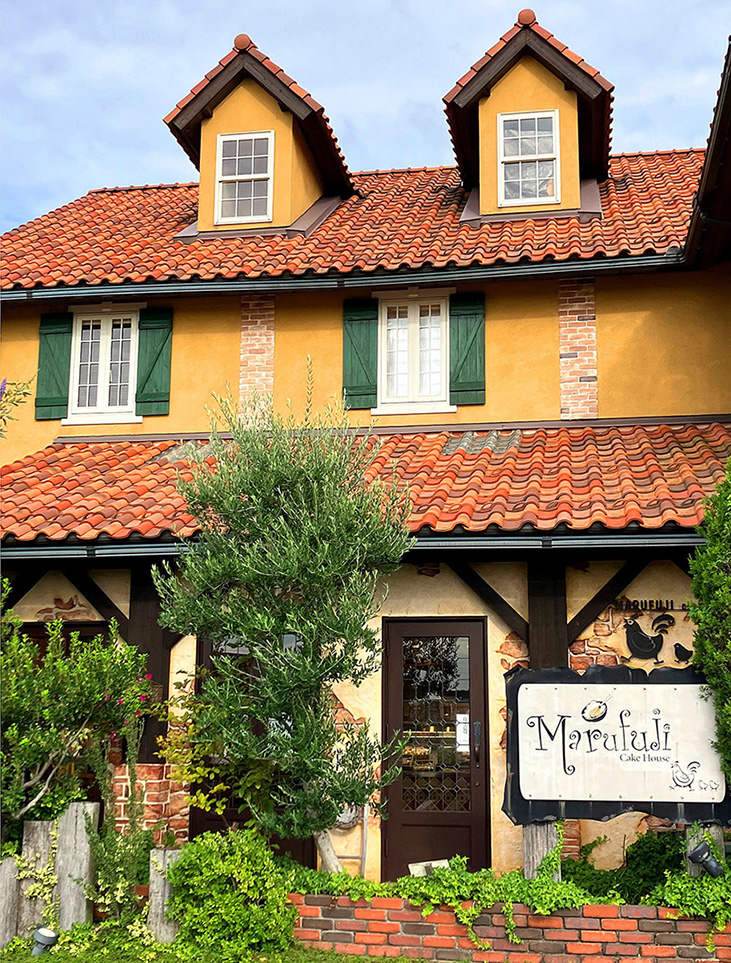 絵本の1ページのようなマルフジの出口