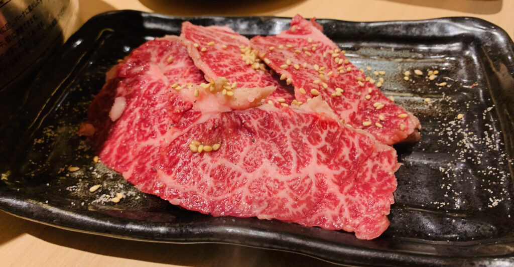 赤身×霜降りのお肉
